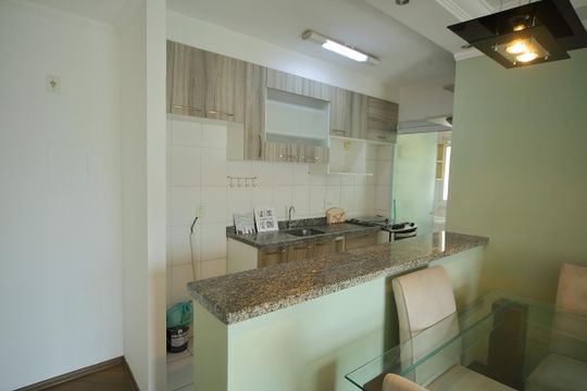 Cozinha  de apartamento à venda com 3 quartos, 56m² em Santa Terezinha, São Bernardo do Campo
