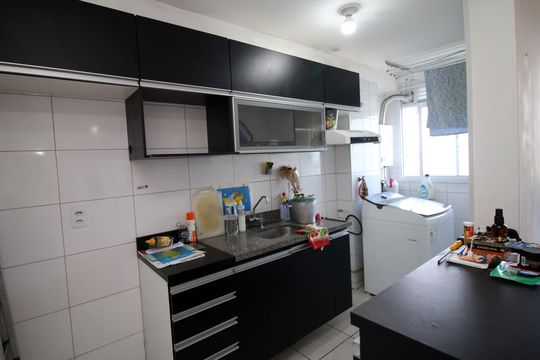 Cozinha de apartamento à venda com 2 quartos, 22m² em Colégio, Rio de Janeiro