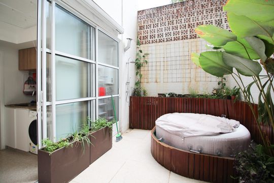 Quintal de apartamento à venda com 3 quartos, 102m² em Itaim Bibi, São Paulo