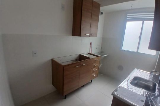 Cozinha de apartamento para alugar com 2 quartos, 45m² em Recreio, Rio de Janeiro