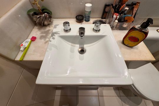 Banheiro Social de apartamento à venda com 4 quartos, 107m² em Barra da Tijuca, Rio de Janeiro