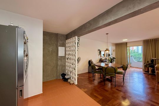 Cozinha de apartamento à venda com 2 quartos, 117m² em Brooklin, São Paulo
