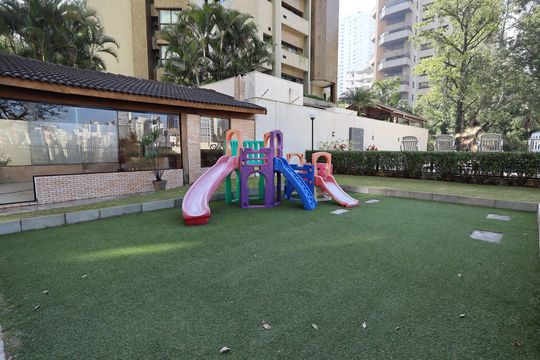 Área comum - Playground de apartamento para alugar com 3 quartos, 132m² em Vila Andrade, São Paulo