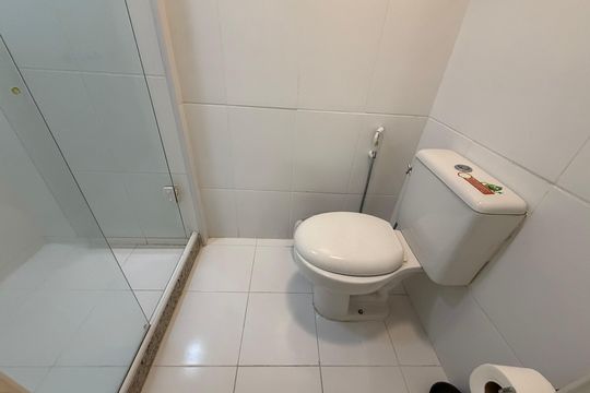 Banheiro de kitnet/studio à venda com 1 quarto, 37m² em Jacarepaguá, Rio de Janeiro