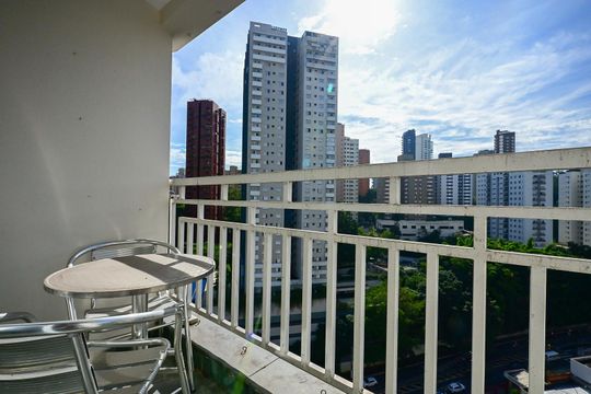 Varanda de apartamento à venda com 2 quartos, 70m² em Vila Andrade, São Paulo