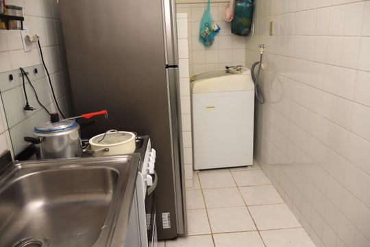 Cozinha de casa de condomínio para alugar com 1 quarto, 55m² em Pituaçu, Salvador