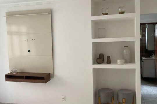 Sala de apartamento para alugar com 2 quartos, 96m² em Itapuã, Salvador