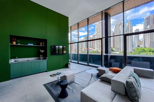 Área comum de kitnet/studio à venda com 1 quarto, 25m² em Vila Regente Feijó, São Paulo