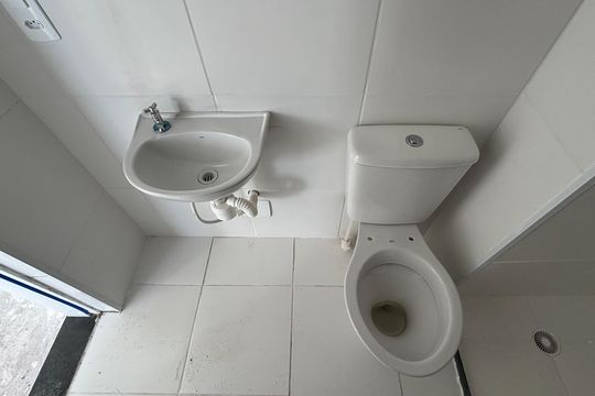 Banheiro de apartamento à venda com 2 quartos, 32m² em Parque Erasmo Assunção, Santo André
