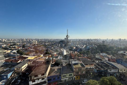 Sala Vista de apartamento à venda com 2 quartos, 32m² em Parque Erasmo Assunção, Santo André