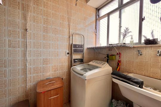 Área de Serviço de apartamento à venda com 3 quartos, 120m² em Lagoa, Rio de Janeiro