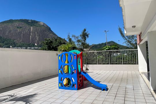Área comum - Playground de apartamento à venda com 3 quartos, 120m² em Lagoa, Rio de Janeiro