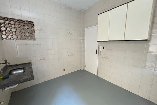 Cozinha de apartamento à venda com 3 quartos, 70m² em Todos Os Santos, Rio de Janeiro