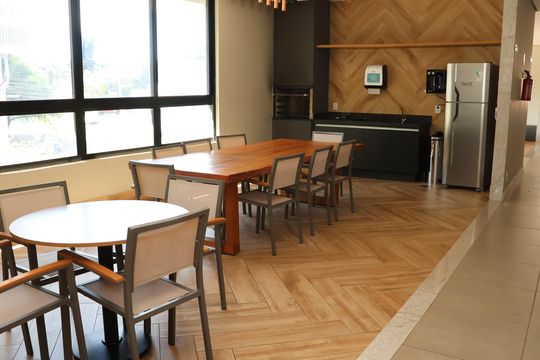 Área comum - Churrasqueira de apartamento à venda com 2 quartos, 68m² em Serrinha, Goiânia