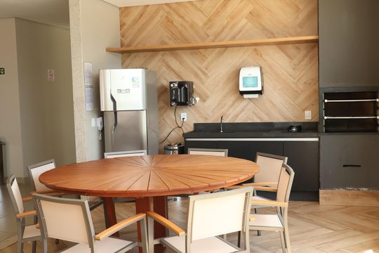 Área comum - Churrasqueira de apartamento à venda com 2 quartos, 68m² em Serrinha, Goiânia