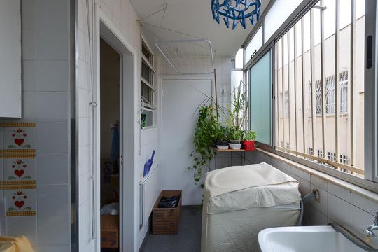 Área de Serviço de apartamento à venda com 3 quartos, 110m² em Santa Lúcia, Belo Horizonte