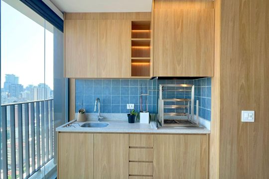 Varanda gourmet de apartamento à venda com 2 quartos, 151m² em Pinheiros, São Paulo