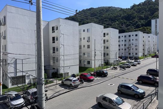 Quarto 1 - Vista de apartamento à venda com 2 quartos, 44m² em Vargem Grande, Rio de Janeiro