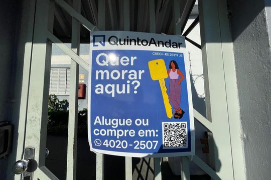 Placa instalada em 30/04/2026 - QR CODE MLDT-338 de casa de condomínio à venda com 2 quartos, 52m² em Centro, Novo Hamburgo