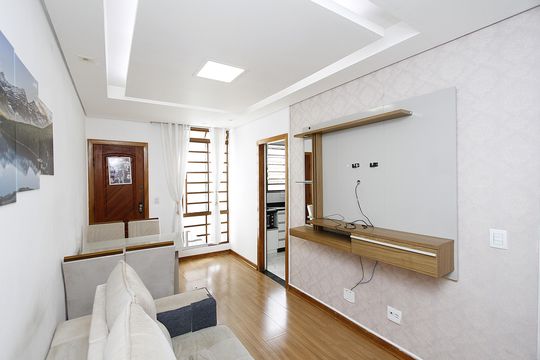 Sala de apartamento à venda com 3 quartos, 83m² em Alto Caiçaras, Belo Horizonte