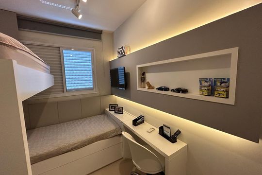 Quarto 2 de apartamento para alugar com 2 quartos, 63m² em Santa Mônica, Uberlândia