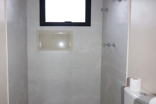 Quarto 1 - Suíte Banheiro  de apartamento à venda com 2 quartos, 57m² em Nova Petrópolis, São Bernardo do Campo