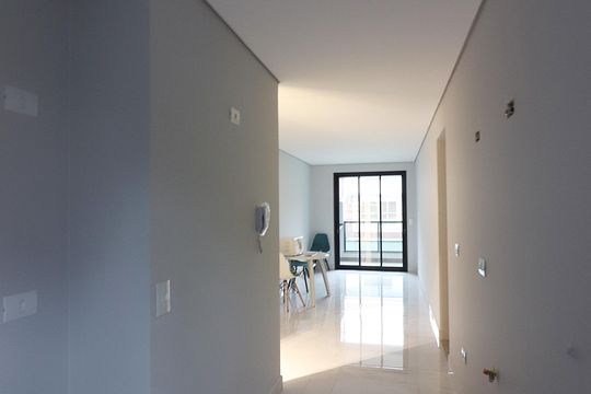 Cozinha e Área de Serviço de apartamento à venda com 2 quartos, 57m² em Nova Petrópolis, São Bernardo do Campo