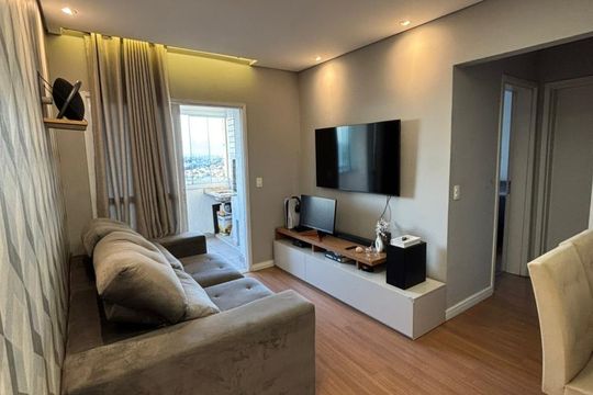 Sala de apartamento à venda com 2 quartos, 65m² em Baeta Neves, São Bernardo do Campo