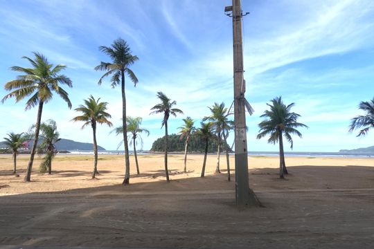 Área Comum - Vista do Espaço de Lazer de apartamento para alugar com 3 quartos, 211m² em José Menino, Santos