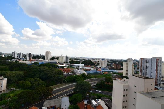Quarto - Vista de apartamento para alugar com 1 quarto, 42m² em Bosque, Campinas