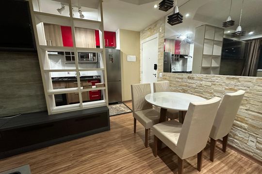 Sala de apartamento à venda com 2 quartos, 51m² em Centro, Barueri