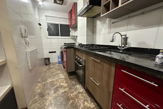 Cozinha de apartamento à venda com 2 quartos, 51m² em Centro, Barueri