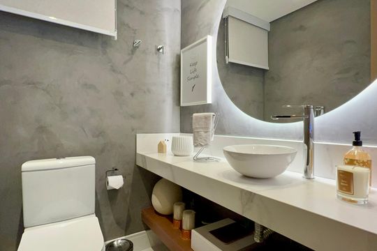 Lavabo de apartamento à venda com 2 quartos, 125m² em Jardim Paulista, São Paulo