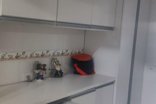 Área de serviço de apartamento à venda com 2 quartos, 121m² em Vila Linda, Santo André