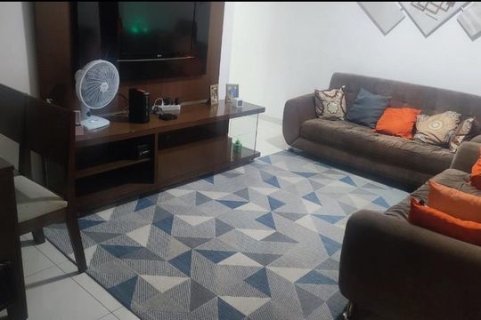 Sala de apartamento à venda com 2 quartos, 121m² em Vila Linda, Santo André