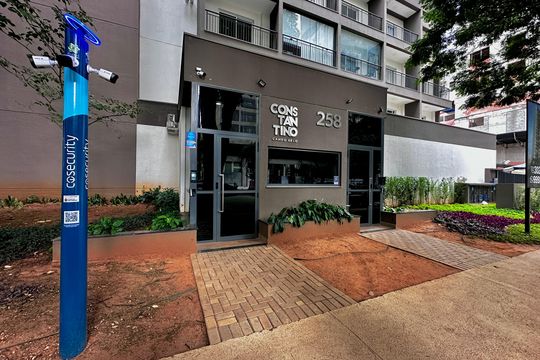 Fachada  de kitnet/studio para alugar com 1 quarto, 28m² em Campo Belo, São Paulo