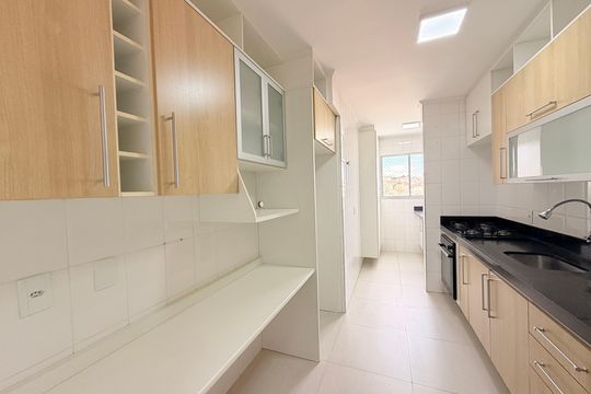 Cozinha de apartamento à venda com 2 quartos, 64m² em Vila Arens/vila Progresso, Jundiaí
