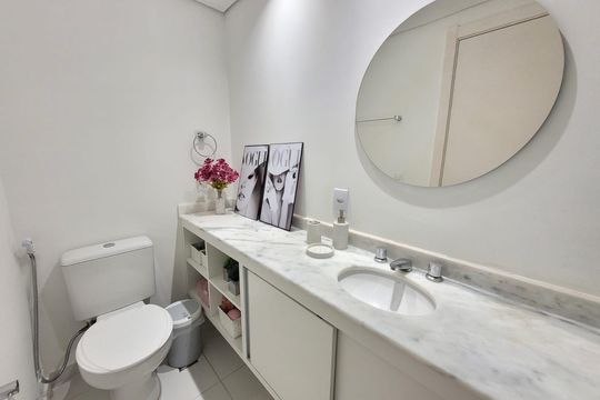 Banheiro 1 de apartamento à venda com 3 quartos, 78m² em Marechal Rondon, Canoas