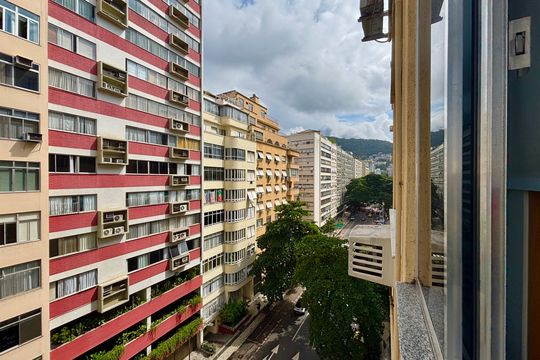Quarto - vista de apartamento à venda com 1 quarto, 41m² em Copacabana, Rio de Janeiro