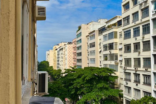 Quarto - vista de apartamento à venda com 1 quarto, 41m² em Copacabana, Rio de Janeiro