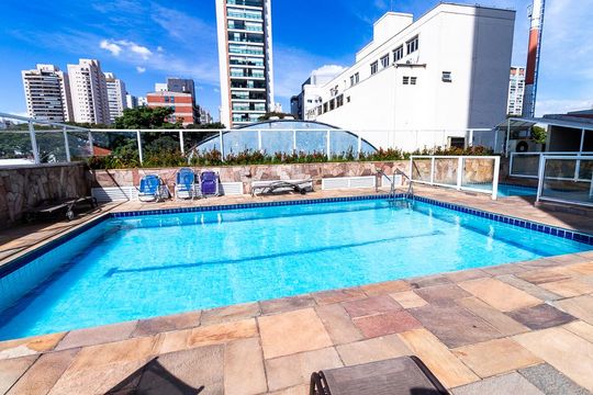 Área comum - Piscina de apartamento à venda com 1 quarto, 50m² em Vila Leopoldina, São Paulo