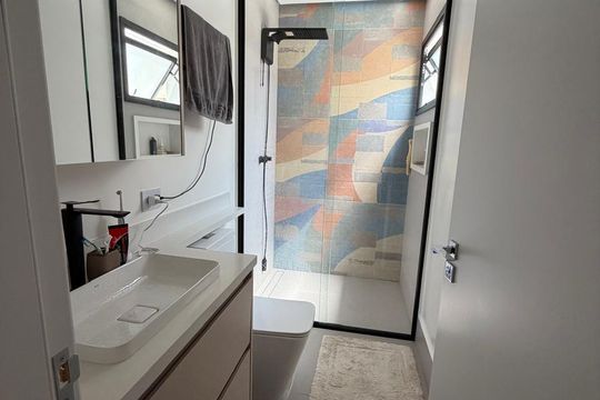 Banheiro de casa de condomínio à venda com 3 quartos, 213m² em Santana, São Paulo