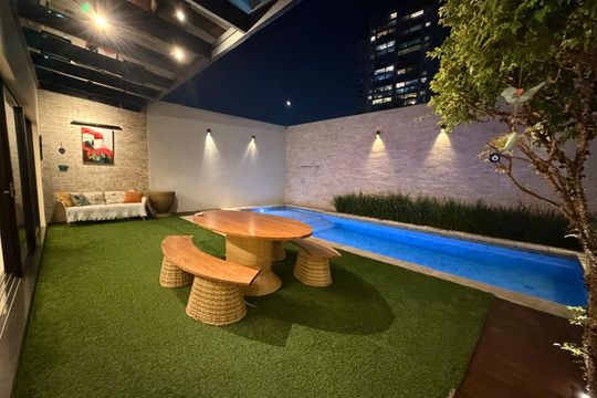 Piscina de casa de condomínio à venda com 3 quartos, 213m² em Santana, São Paulo
