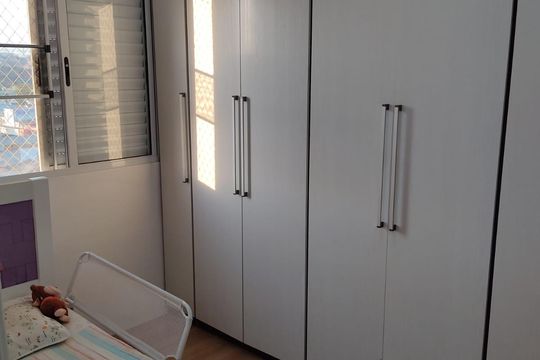 Quarto de apartamento à venda com 2 quartos, 45m² em Parque Guarapiranga, São Paulo