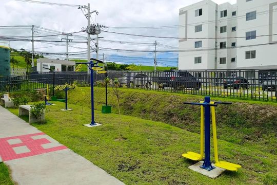 Área comum - Academia de apartamento para alugar com 2 quartos, 40m² em Santa Cruz, Rio de Janeiro