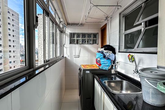 Área de Serviço de apartamento para alugar com 3 quartos, 146m² em Belenzinho, São Paulo
