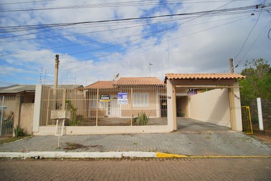 Fachada de casa à venda com 3 quartos, 140m² em Campina, São Leopoldo