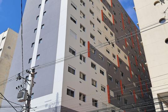 Fachada de apartamento à venda com 1 quarto, 25m² em Barra Funda, São Paulo