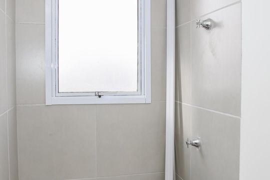 Banheiro da Suíte de apartamento à venda com 1 quarto, 27m² em Barra Funda, São Paulo