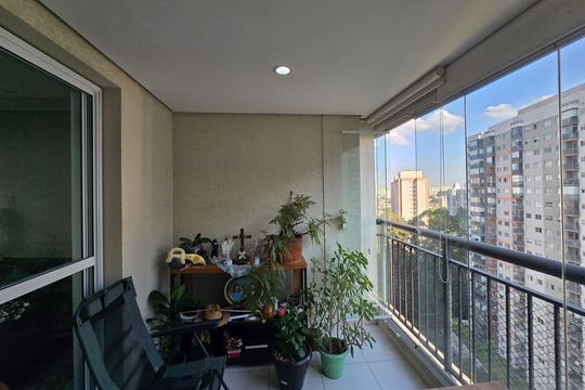 Varanda da Sala de apartamento para alugar com 2 quartos, 80m² em Jardim Flor da Montanha, Guarulhos